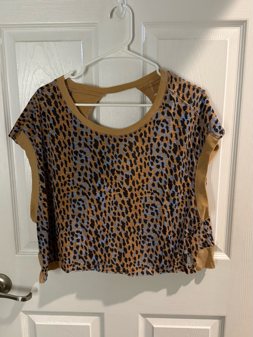 Free people movement leopard top